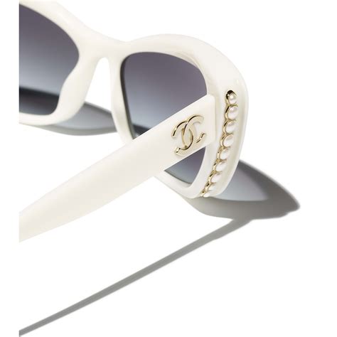 chanel sunglasses white sides|white chanel sunglasses sale.